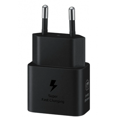 Зарядное устройство Samsung EP-2510 1*USB-C PD25W 3.0 (EP-T2510NBEGWW), черный Зарядное устройство Samsung EP-2510 1*USB-C PD25W 3.0 (EP-T2510NBEGWW), черный