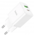 Зарядное устройство Hoco N28 1*USB-A QC3.0 + 1*USB-C PD20W, белый Зарядное устройство Hoco N28 1*USB-A QC3.0 + 1*USB-C PD20W, белый