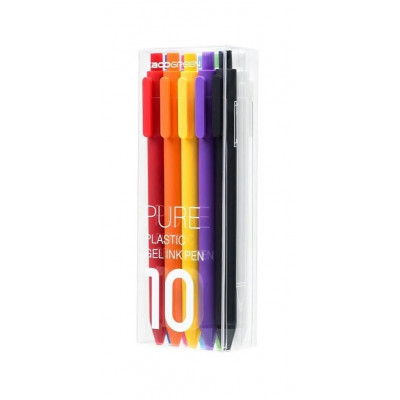 Набор гелевых ручек Xiaomi Kaco Pure Plastic Gel Ink Pen (10 шт. цветные/цветные чернила) Набор гелевых ручек Xiaomi Kaco Pure Plastic Gel Ink Pen (10 шт. цветные/цветные чернила)