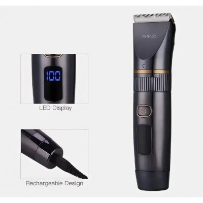 Машинка для стрижки волос Riwa Hair Clipper RE-6501, черный