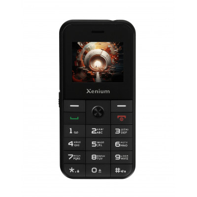Мобильный телефон Philips Xenium X718, 2 sim-карты, 1000mAh, камера 0.3Мп, Black