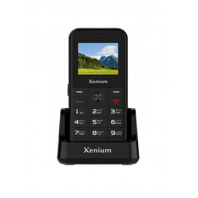 Мобильный телефон Philips Xenium X718, 2 sim-карты, 1000mAh, камера 0.3Мп, Black