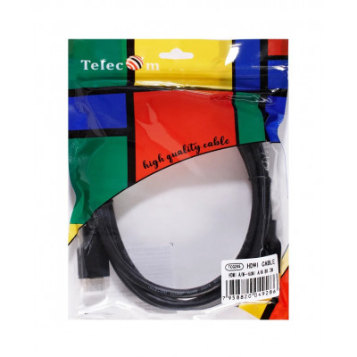 Кабель высокоскоростной Telecom TCG255 HDMI - HDMI, ver.2.1, 3D, 4K, 8K, 60Hz, 19M/M, 2м, черный