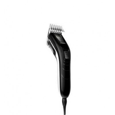Машинка для стрижки волос Philips QC5115/15, от сети, 0.5-21мм, нержавеющая сталь, черный-белый