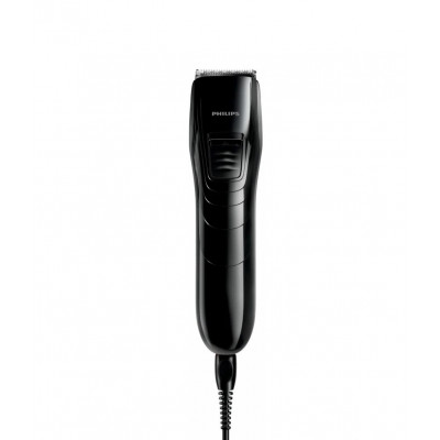 Машинка для стрижки волос Philips QC5115/15, от сети, 0.5-21мм, нержавеющая сталь, черный-белый