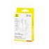 Кабель для зарядки Baseus Silky Series (P10377702213-00), 2.4A, USB-A - Lightning, 1м, белый Кабель для зарядки Baseus Silky Series (P10377702213-00), 2.4A, USB-A - Lightning, 1м, белый