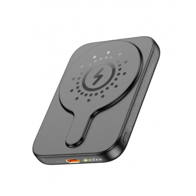Внешний аккумулятор, Power Bank 5000 mAh Hoco J117 MagSafe PD20W, чёрный