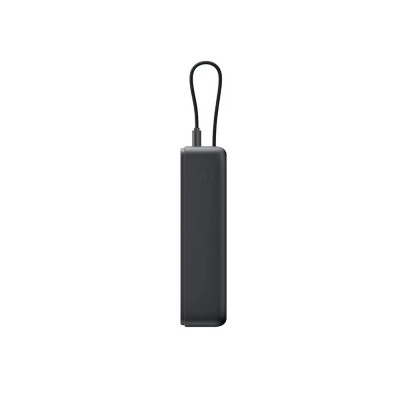 Внешний аккумулятор, Power Bank 20000mah, Realme 45W, USB-C, USB-A, встроенный кабель USB-C, черный