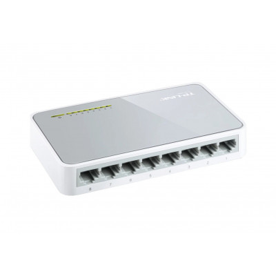 Неуправляемый коммутатор 8 портов TP-Link TL-SF1008D 10/100 Мбит/с, белый