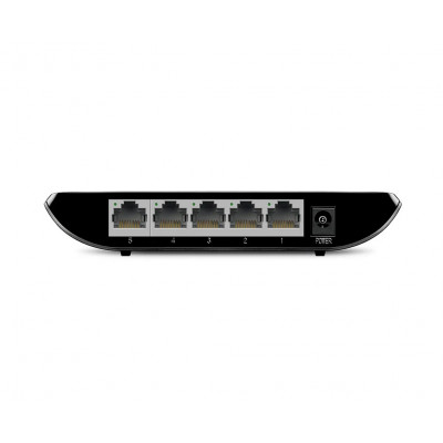 Неуправляемый коммутатор 5 портов TP-Link TL-SG1005D 10/100/1000 Мбит/сек, черный