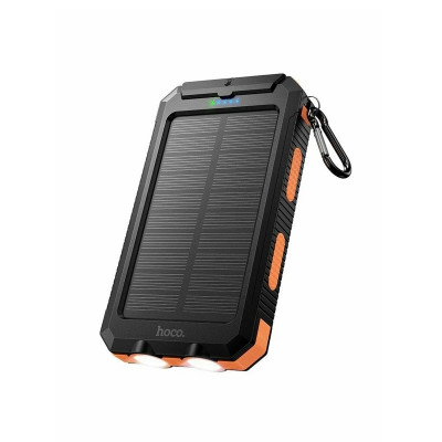 Внешний аккумулятор, Power Bank 8000mAh Hoco J164 Platinum Solar, черный