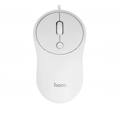 Мышь проводная Hoco GM13 Esteem business, 1200dpi, белый