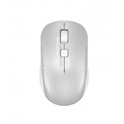 Мышь беспроводная A4TECH Fstyler FB26CS Air2, радио, оптическая, USB/Bluetooth, 2000dpi, белый-сереб