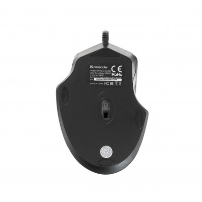 Мышь проводная Defender Datum MB-347 52347,1600dpi, черный